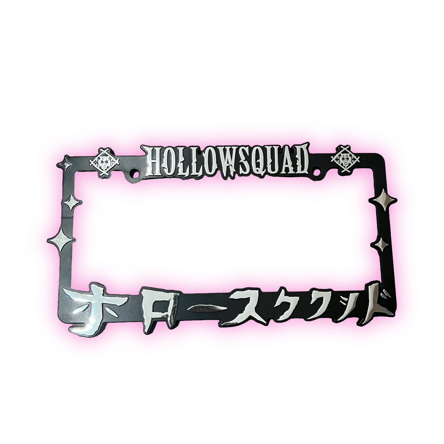HOLLOWSQUAD LICENSE PLATE FRAMES – Des X